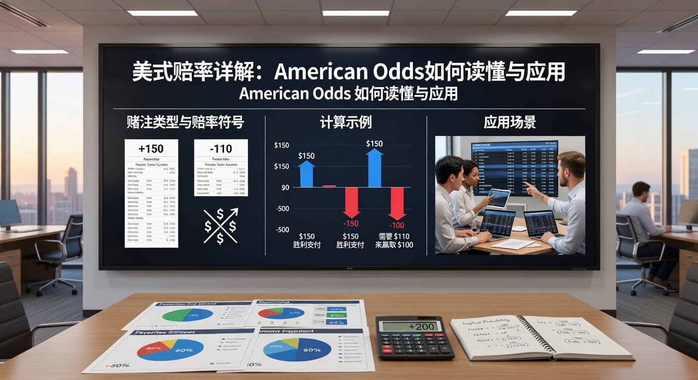 美式赔率 american odds：换算、盈亏与实战读法