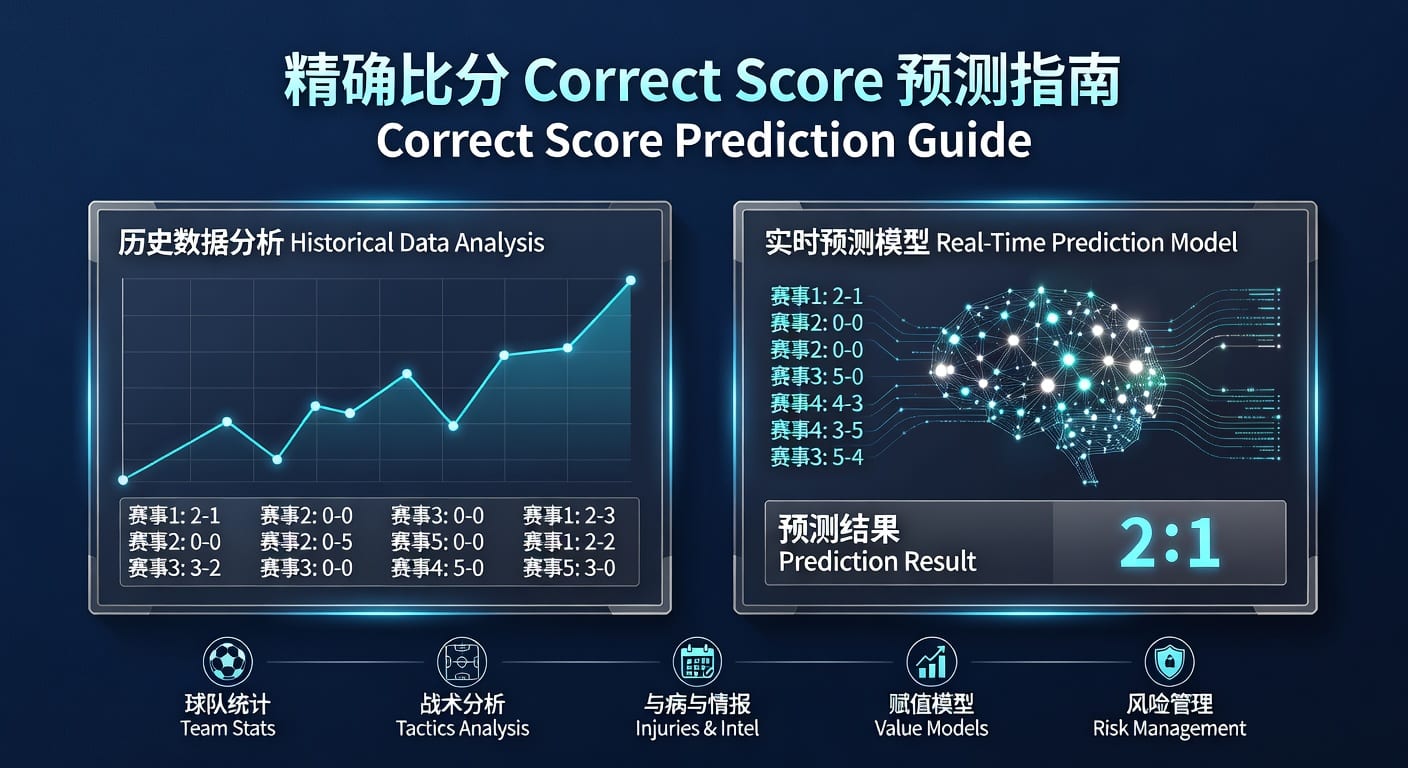 精确比分 correct score：投注技巧与赛前判断指南