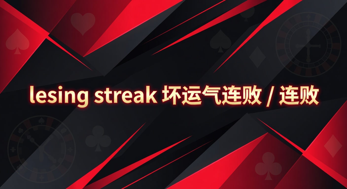 Losing streak 坏运气连败：成因、信号与应对