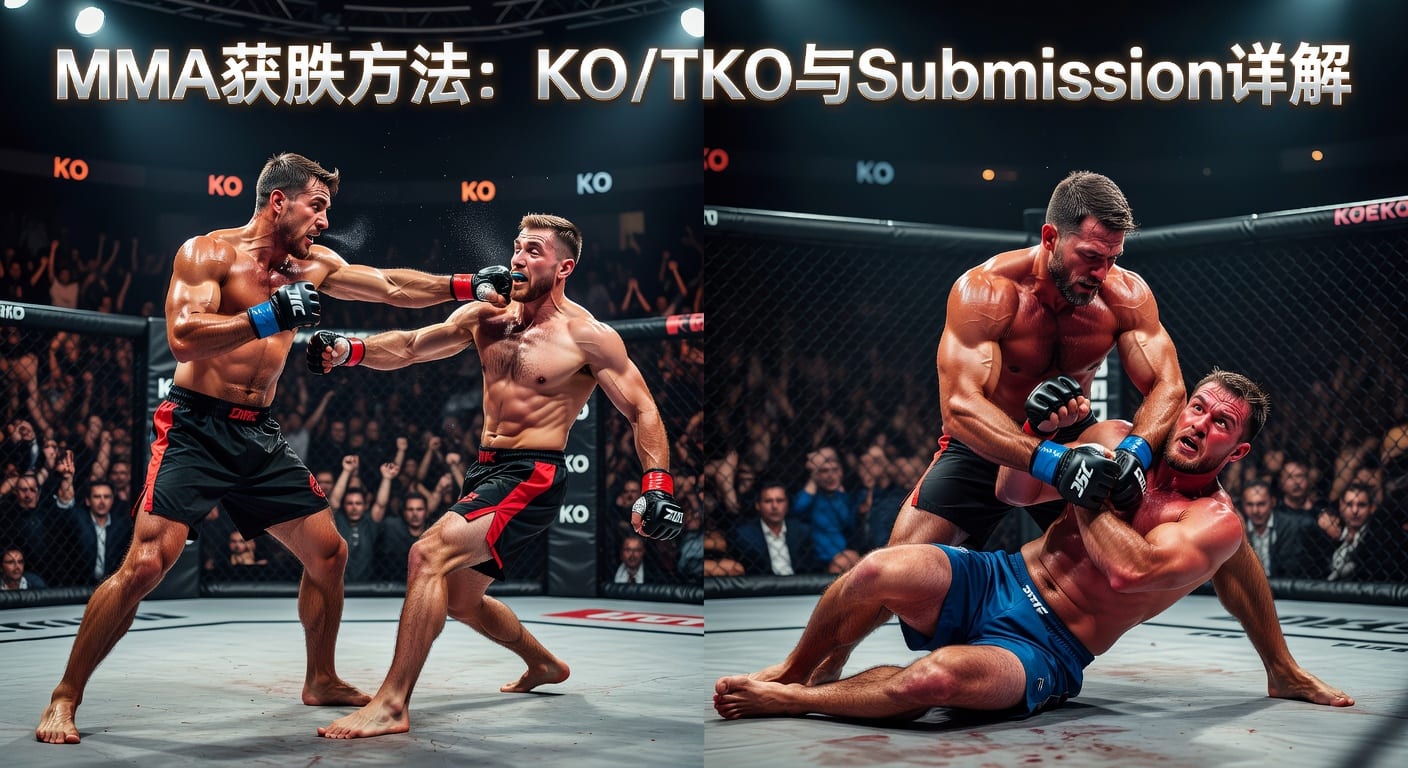 MMA方法 method of victory KO/TKO Submission：赛前判断与投注技巧